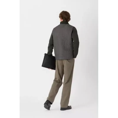 Pineider Pouch Medium Grainer - Daily in Pelle di Vitello Liscia Nero Pineider Pouch Medium Grainer - Daily in Pelle di Vitello Liscia Nero