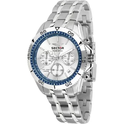 Orologio Uomo SECTOR SGE 650 R3273962003 Chrono Acciaio