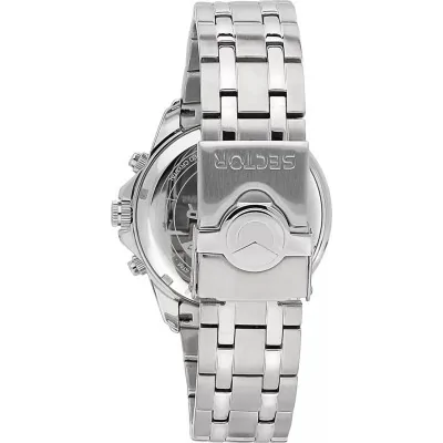 Orologio Uomo SECTOR SGE 650 R3273962003 Chrono Acciaio Orologio Uomo SECTOR SGE 650 R3273962003 Chrono Acciaio