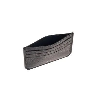 Porta Carte di Credito Pineider - Daily in Pelle di Vitello Nera Bottalata Porta Carte di Credito Pineider - Daily in Pelle di Vitello Nera Bottalata