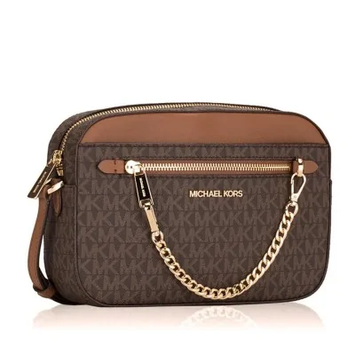 Borsa a Tracolla Media da Donna Michael Kors Marrone Borsa a Tracolla Media da Donna Michael Kors Marrone