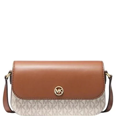 Michael Kors Borsa da Donna con Logo Signature e Dettagli in Pelle Michael Kors Borsa da Donna con Logo Signature e Dettagli in Pelle