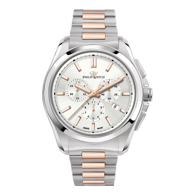 Philip Watch Cronografo Uomo al Quarzo Amalfi R8273618005 Argento