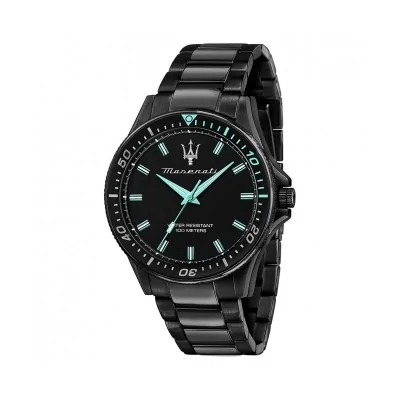 Orologio MASERATI Uomo Sfida Aqua Edition Data Acciaio Nero