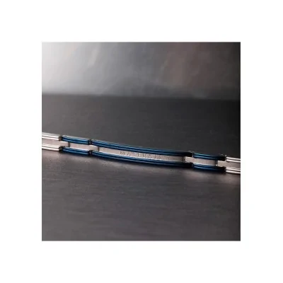 Bracciale Uomo Maserati in Acciaio e Dettagli Blu Bracciale Uomo Maserati in Acciaio e Dettagli Blu