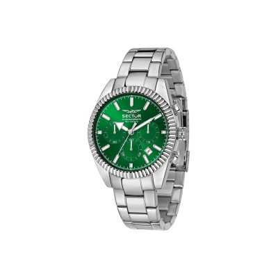 Orologio SECTOR Uomo 240 Cronografo Acciaio / Verde Limited Edition