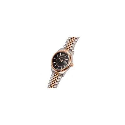 Orologio Uomo Philip Watch Caribe Solo Tempo Bicolore Quadrante Nero R8253597093 Orologio Uomo Philip Watch Caribe Solo Tempo Bicolore Quadrante Nero R8253597093